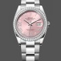 Super Clone Women's Rolex Datejust 36-126284RBR 0024, Pink Roman Dial, Diamond, Women’s Pink Dial Roman Numeral Hour Markers
