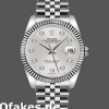 Super Clone Unisex's Rolex Datejust 36mm Unisex-116234-0084-Silver-Diamond Dial Silver Diamond