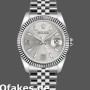 Super Clone Unisex's Rolex Datejust 36mm Unisex-116234-0159-Rhodium Wave-Diamond Dial Rhodium Wave Diamond