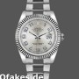 Super Clone Unisex's Rolex Datejust 36mm Unisex-116234-Silver Dial-Fluted Bezel Silver
