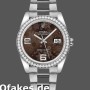 Super Clone Unisex's Rolex Datejust 36mm Unisex-116244-Bronze Floral Arabic Diamond Dial Bronze