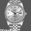 Super Clone Women's Rolex Datejust 36mm Women's-116244-Silver Dial-Diamonds Silver
