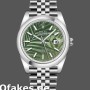 Super Clone Unisex's Rolex Datejust 36mm Unisex-126200-Olive Green Palm Motif Dial Green<br />