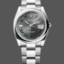 Super Clone Unisex's Rolex Datejust 36mm Unisex-126200-Stainless Steel-Grey Wimbledon Dial Grey