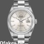Super Clone Unisex's Rolex Datejust 36mm Unisex-126200-Stainless Steel-Silver Index Dial Silver