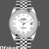 Super Clone Unisex's Rolex Datejust 36mm Unisex-126200-Stainless Steel-White Roman Dial White
