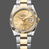 Super Clone Unisex's Rolex Datejust 36mm Unisex-126233-Champagne Index Dial Champagne