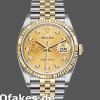 Super Clone Unisex's Rolex Datejust 36mm Unisex-126233-Champagne Jubilee Dial-Fluted Bezel Champagne