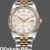 Super Clone Unisex's Rolex Datejust 36mm Unisex-126233-Silver Jubilee Dial-Fluted Bezel Silver
