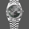 Super Clone Unisex's Rolex Datejust 36mm Unisex-126234-Slate Grey Wimbledon Dial Grey