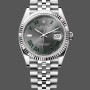 Super Clone Unisex's Rolex Datejust 36mm Unisex-126234-Slate Grey Wimbledon Dial Grey