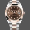 Super Clone Men's Rolex Datejust 126301-41mm, Chocolate Brown