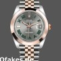 Super Clone Men's Rolex Datejust 41mm Men's-126301-Rose Gold-Slate Grey Wimbledon Dial Grey