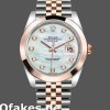 Super Clone Men's Rolex Datejust 41mm Men's-126301-White MOP Diamond Dial MOP