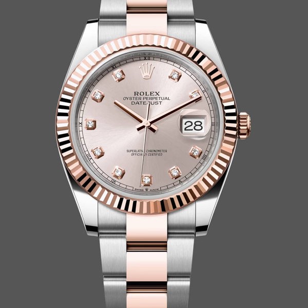 Super Clone Unisex's Rolex Day Date 36-M128238 0130, Yellow Gold, Automatic, Green Diamond Dial, Green