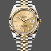 Super Clone Unisex's Rolex Day Date 36-m128396TBR 0022, MOP Dial, Diamond Bezel, Platinum, MOP