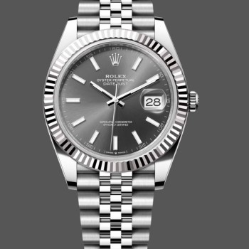 Super Clone Men's Rolex Datejust-126334 0014, 41mm, Dark Rhodium Grey Dial