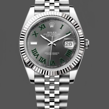 Super Clone Unisex's Rolex Datejust 36-126231 0030, Slate Dial, Oyster Bracelet, Grey