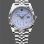 Super Clone Unisex's Rolex Day Date 36-m128238 0118, Fluted Bezel, Green Ombre Dial, President Bracelet, Green Ombre Dial