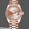 Super Clone Women's Rolex Datejust 31mm Women's-178275-Pink Index Dial-Rose Gold Pink