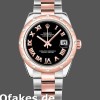 Super Clone Women's Rolex Datejust 31mm Women's-178341-Black Roman Numerals Dial Black
