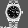 Super Clone Women's Rolex Datejust 31mm Women's-178344-Black Dial-Stainless Steel Black