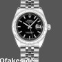 Super Clone Women's Rolex Datejust 31mm Women's-178344-Black Dial-Stainless Steel Black