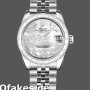 Super Clone Women's Rolex Datejust 31mm Women's-178344-White Mother‑of‑Pearl Diamond Dial MOP