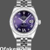 Super Clone Women's Rolex Datejust 31mm Women's-178344-Purple Dial-VI Diamonds Purple