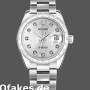 Super Clone Women's Rolex Datejust 31mm Women's-178344-Silver Jubilee Diamond Dial Silver