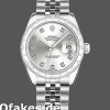 Super Clone Women's Rolex Datejust 31mm Women's-178344-Silver Diamond Dial-Stainless Steel Silver<br />