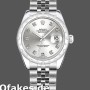 Super Clone Women's Rolex Datejust 31mm Women's-178344-Silver Diamond Dial-Stainless Steel Silver<br />