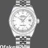 Super Clone Women's Rolex Datejust 31mm Women's-178344-White Dial-Stainless Steel White