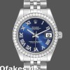 Super Clone Women's Rolex Datejust 31mm Women's-178384-Blue Roman Dial-Stainless Steel Blue