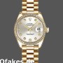 Super Clone Women's Rolex Datejust-179138, 26mm, Silver Diamond Dial, Lady Silver