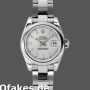 Super Clone Women's Rolex Datejust 26mm Women's-179160-Silver Index Dial-Domed Bezel Silver