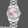 Super Clone Women's Rolex Datejust 26mm Women's-179160-Pink Roman Dial-Oyster Bracelet Pink
