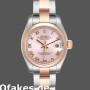 Super Clone Women's Rolex Datejust 26mm Women's-179161-Pink Roman Dial-Stainless Steel & Everose Gold Pink