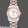 Super Clone Women's Rolex Datejust 26mm Women's-179161-White Roman Dial-Stainless Steel & Everose Gold White