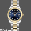 Super Clone Women's Rolex Datejust-179163, 26mm, Blue Diamond Dial, Domed Bezel, Lady Blue
