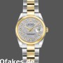 Super Clone Women's Rolex Datejust-179163, 26mm, Meteorite Grey Dial, Domed Bezel, Lady Grey