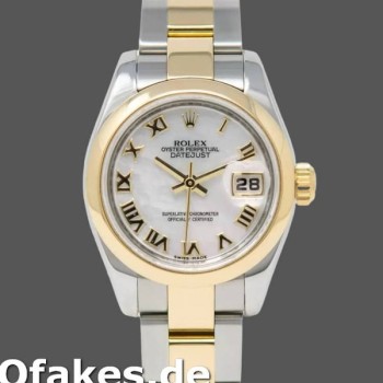 Super Clone Women's Rolex Datejust 26mm Women's-179163-Mother‑of‑Pearl Roman Dial MOP