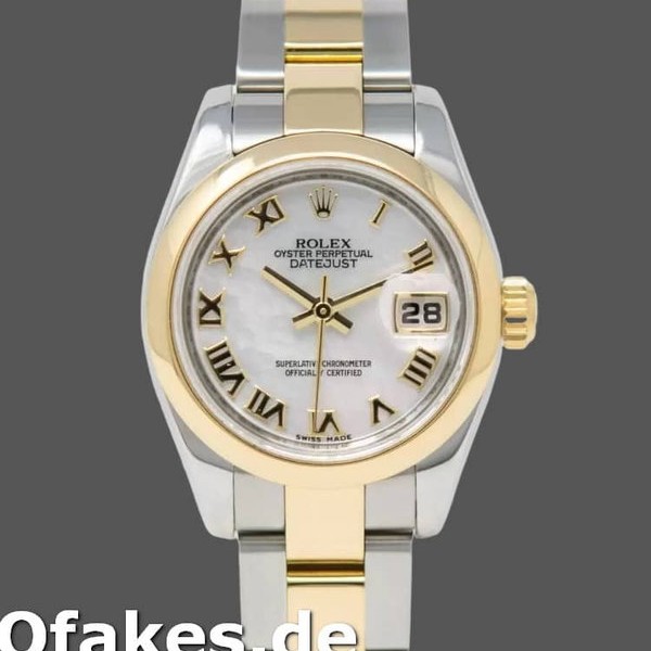 Super Clone Women's Rolex Datejust 26mm Women's-179163-Mother‑of‑Pearl Roman Dial MOP
