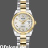 Super Clone Women's Rolex Datejust-179163, 26mm, Silver Jubilee Dial, Domed Bezel, Lady Silver