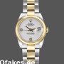 Super Clone Women's Rolex Datejust 26mm Women's-179163-White Dial-Diamond Domed Dezel White