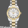 Super Clone Women's Rolex Datejust 26mm Women's-179163-White Diamond Dial-Domed Dezel White