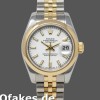 Super Clone Women's Rolex Datejust-179163, 26mm, White Index Dial, Domed Bezel, Lady White