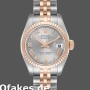 Super Clone Women's Rolex Datejust-179171, 26mm, Grey Roman Numeral Dial, Fluted Bezel, Lady Grey