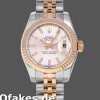 Super Clone Women's Rolex Datejust-179171, 26mm, Pink Dial, Fluted Bezel, Lady Pink