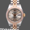 Super Clone Women's Rolex Datejust-179171, 26mm, Silver Dial, Fluted Bezel, Lady Silver